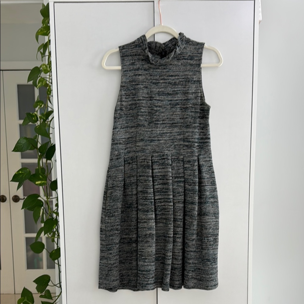 Ganni Gray Mini Dress